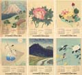 Woodblock Print Calender,1958
