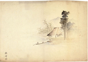 武内桂舟 自筆画