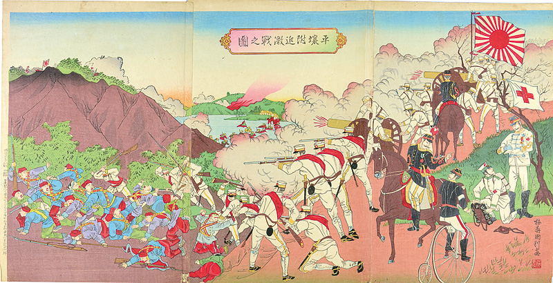 Kunitoshi “The Battle of Pyongyang”