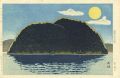The evening view of Chikubu is......