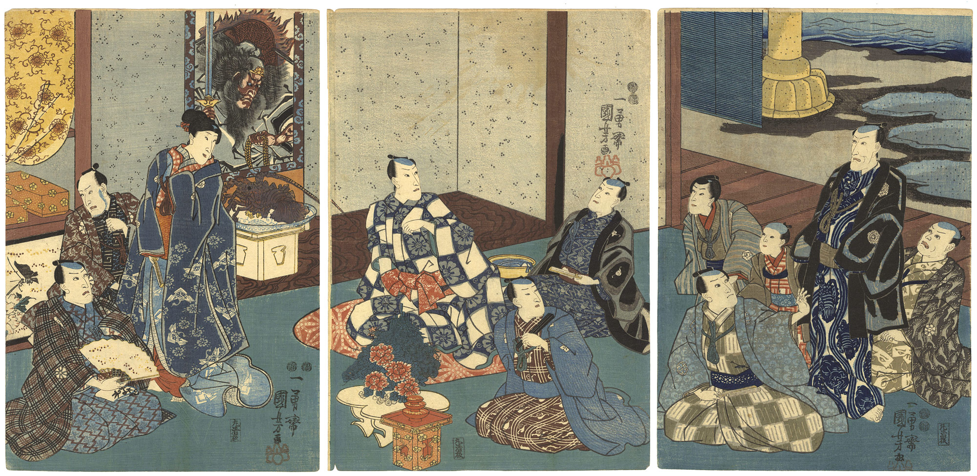Kuniyoshi “Kabuki Actors prints”