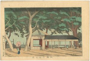 Kiyochika / Pictures of Famous Places in Tokyo / Hexagon Shaped Tea House, Ueno [東京名所図　上野六角茶屋]