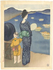 長崎六景　灯籠流し
