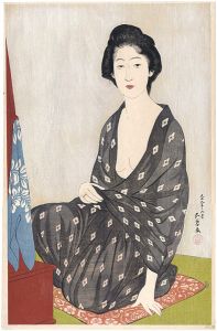 Hashiguchi Goyo / Woman in a Summer Kimono