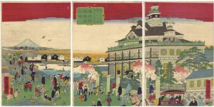一景「海運橋為換坐之図」