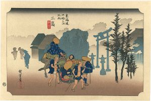 53 Stations of the Tokaido / Mishima【Reproduction】