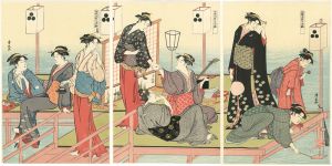 Cooling off in the Evening at Shijo Riverbank【Reproduction】