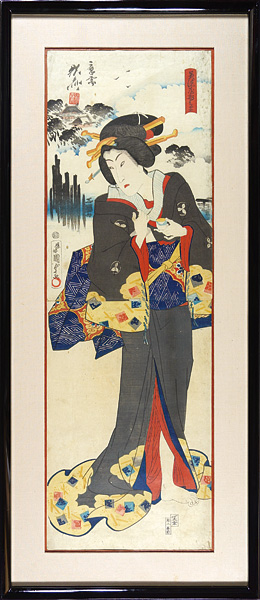 Kunisada II / Kyosai “美濃屋おはま”