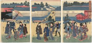Hiroshige / Famous Views of the Eastern Capital, The View of Kasumigaseki [東都名所　霞ヶ関の図]