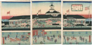 東京築地ホテル館之図