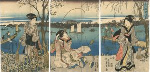 Sadahide / View of the Sumida River in the Eastern Capital [東都隅田川の景]