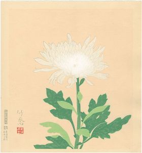 小野竹喬「白菊 （仮題）」