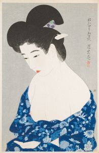 Ito Shinsui / Modern Beauties First Series / New Cotton Kimono