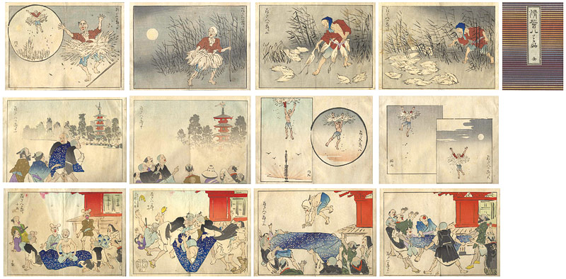 Kiyochika “Humorous story / Hana de Yatsuatari”