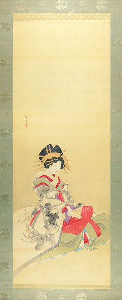 Watanabe Seitei “Scroll Painting : Modern Beauty”