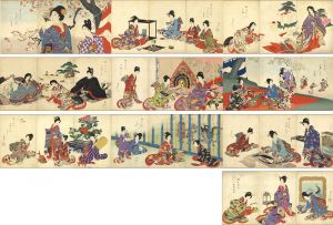 徳川時代　貴婦人の図