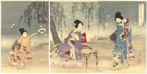 Chikanobu / Chiyoda Inner Palace /　Firefly [千代田之大奥　ほたる]