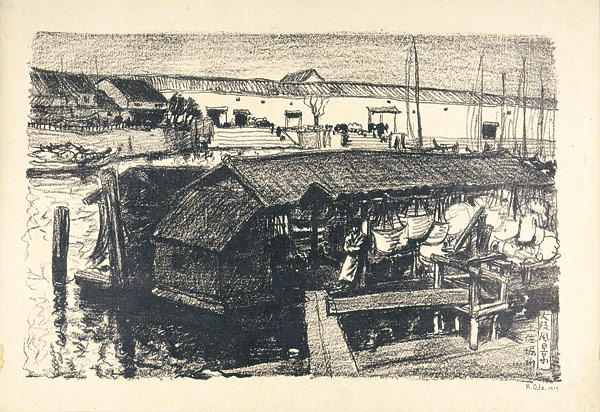 Oda Kazuma “Sight in Osaka / Tosahorikawa River”