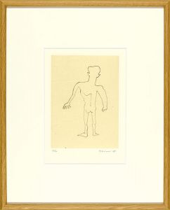 Hamada Chimei / 小さな版画集より　背中