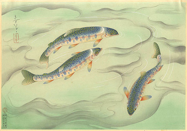 Ono Bakufu “Fish of Japan / The Nijimasu (Rainbow-Trout)”