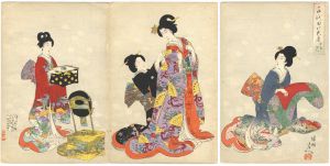 Chikanobu / Chiyoda Inner Palace / Changing Clothes [千代田之大奥　お召しかへ]