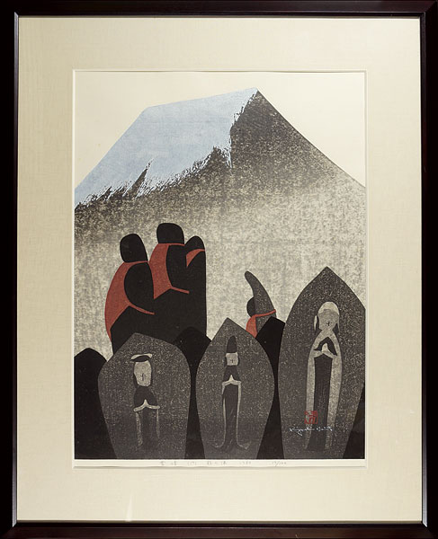 Saito Kiyoshi “Mt. Fuji (19), Buddha in the Field”