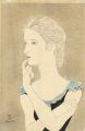 Woman in Blue Dress