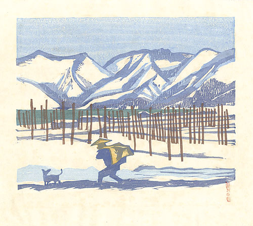 Maekawa Senpan “Yogo Lake in Snow”