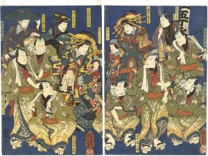 Kuniyoshi / Kabuki Actors Print [役者絵]