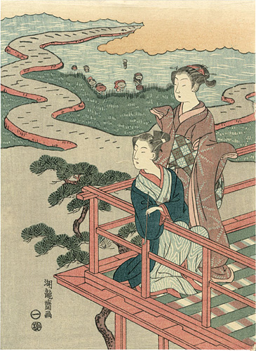 Koryusai “Customer of the Pleasure Quarters【Reproduction】”