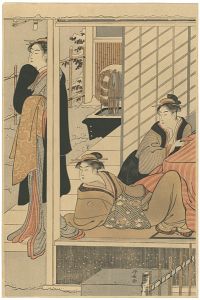 Viewing the Snow Covered Garden (right)【Reproduction】