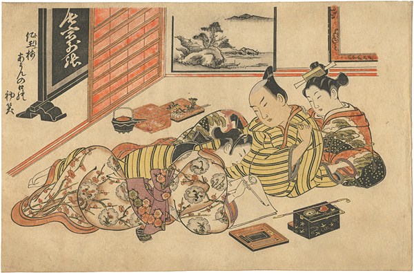 Okumura Masanobu “Bedroom【Reproduction】”