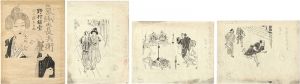 Yamaguchi Shokichiro / 自筆画稿 気紛れ長兵衛（野村胡堂作）