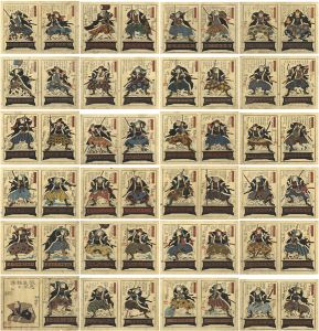 Yoshitsuya / Biographies of True Loyalty of The Faithful Retainers / Forty-seven Loyal Retainers [誠忠義士銘々傳　義士四拾七人之内]