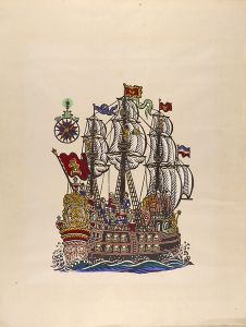 Kawakami Sumio / Early European Ship (A)