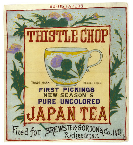 Unknown “Labels on Exported Japanese Teas”