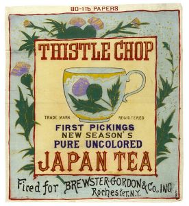 Unknown / Labels on Exported Japanese Teas [輸出茶箱用蘭字ラベル]
