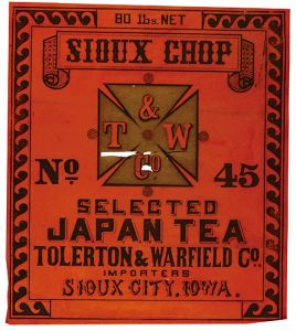 Unknown / Labels on Exported Japanese Teas [輸出茶箱用蘭字ラベル]