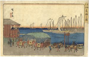 Hiroshige I / 東都名所　高輪之図 [東都名所　高輪之図]