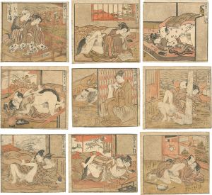 Koryusai / Shunga : The 12 Views of Elegance of Edo [風流江戸十二景]