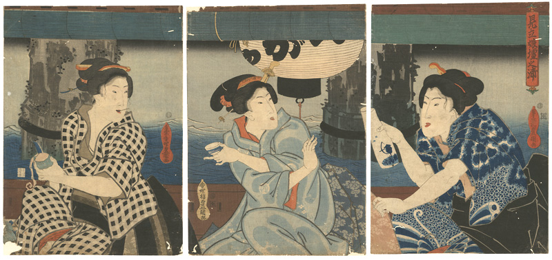 Toyokuni III “A Girls' Dannoura”