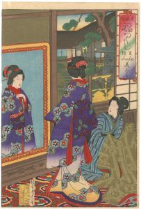 Chikanobu / Customs of the East, A Cllection of Fuku Words / Bifuku [東風俗福つくし　美ふく]