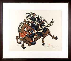 Mori Yoshitoshi / Warrior on Horseback
