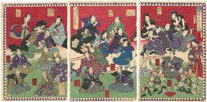 Chikashige / Comparison of Kabuki Actors's Talent [俳優芸自慢力くらべ]