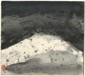 Sonoyama Harumi / 自筆色紙 山
