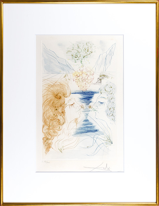Salvador Dalí  “Song of Songs : The Kiss”