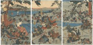 Kunimasa / The Great Battle of Kawanakajima [川中嶋大合戦之図]