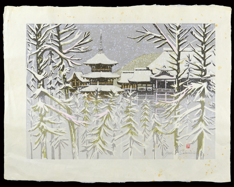 Sekino Junichiro “Snowy Kiyomizu Temple (tentative title)”