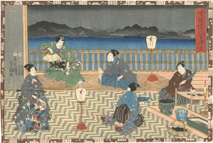豊国三代「其姿紫の写絵 三十六」