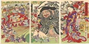 Kyosai / 新版大黒天福引之図 [新版大黒天福引之図]